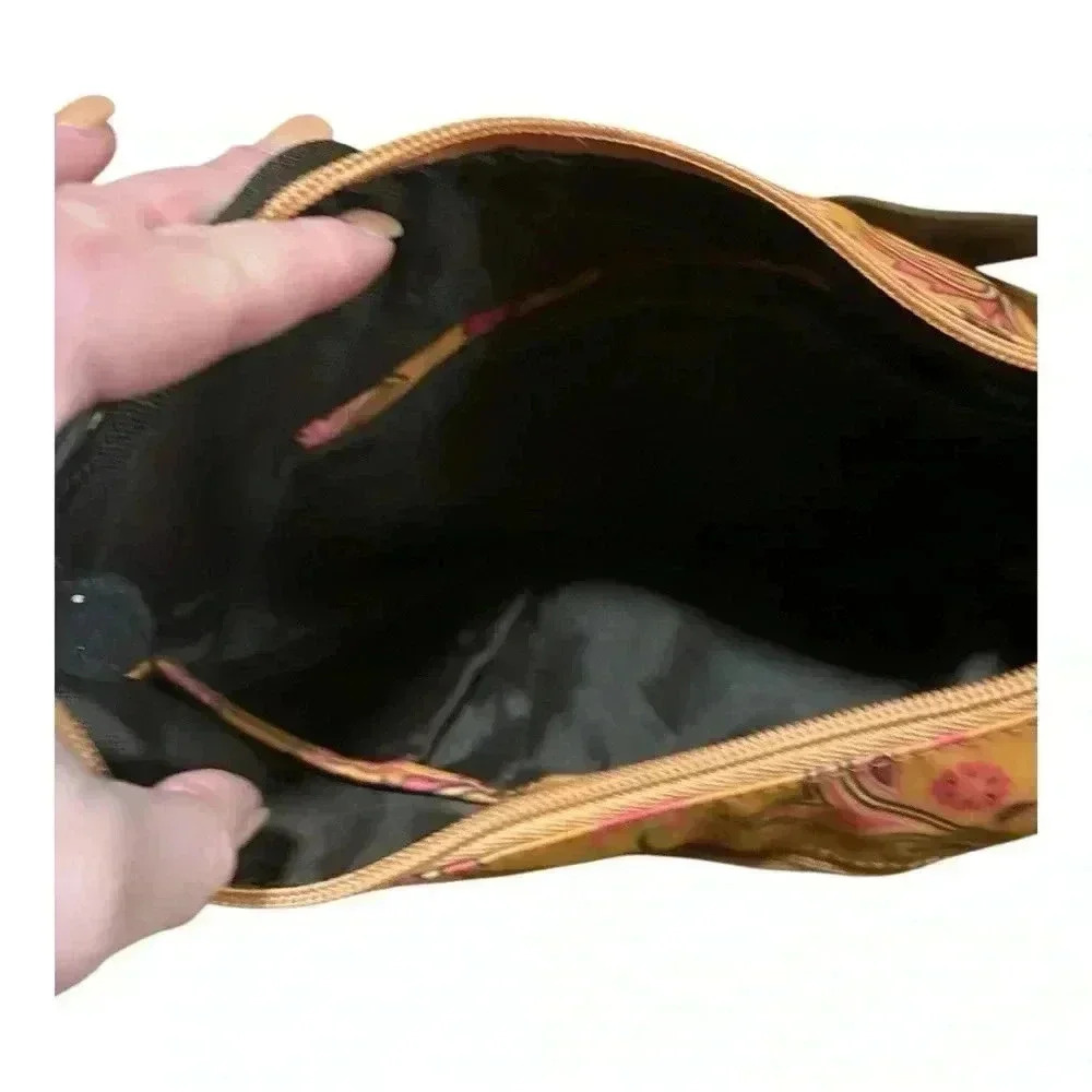 Emilie Sloan Pink Paisley Shoulder Bag - Picture 3 of 4